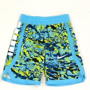 Nike Boys  Standard Fit Shorts Blue Neon Green